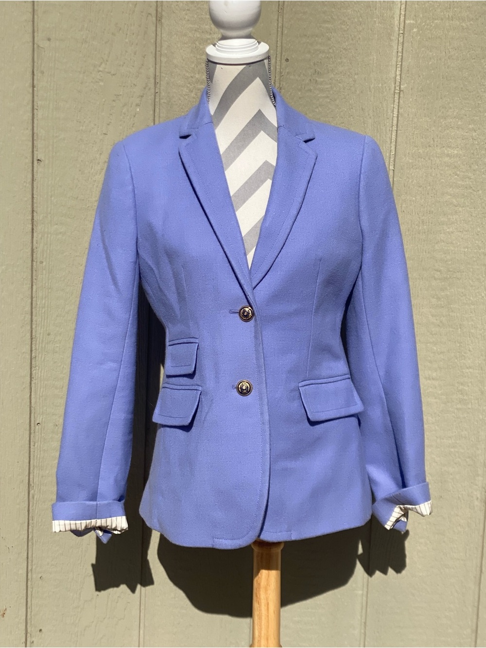 J. Crew Size 8 Blue Blazer